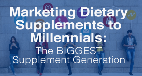 marketing supplements to millennials