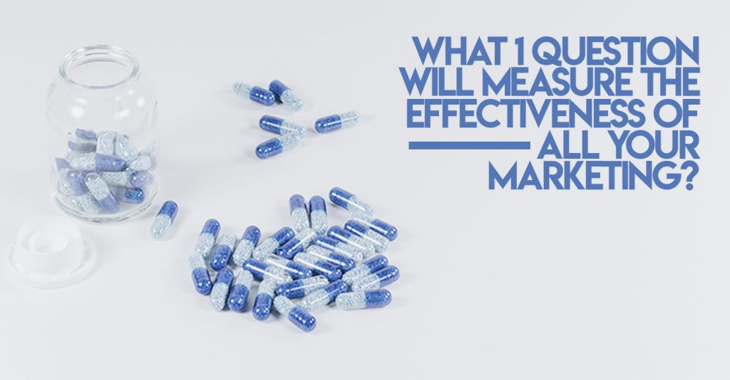 What 1 Question Will Measure the Effectiveness of All Your Marketing?